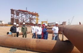 آغاز عملیات ساخت جاکت فشارافزایی پارس جنوبی