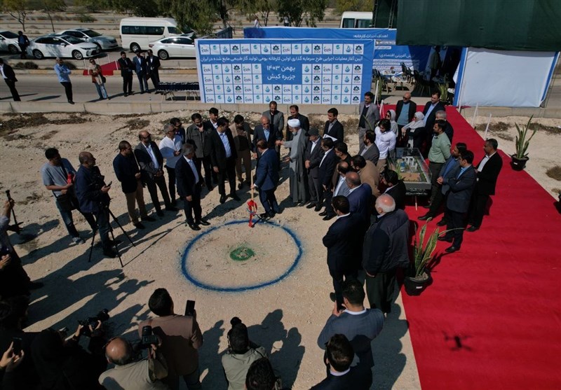 آغاز احداث نخستین کارخانه گاز طبیعی مایع شده در جزیره کیش