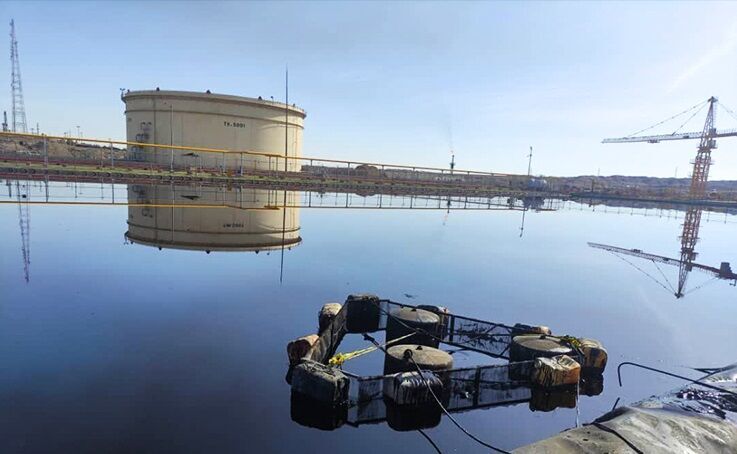 واحد جمع‌آوری نفت در میدان چشمه‌خوش راه اندازی شد