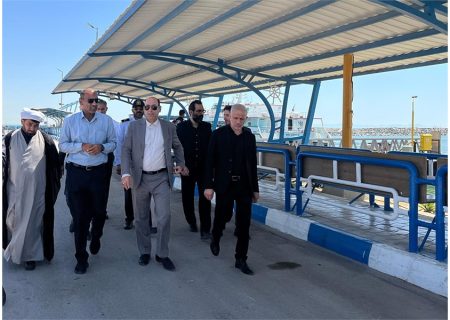 بازدید مدیرکل بازرسی هرمزگان از بندر شهید حقانی