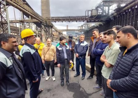 دیدار نوروزی مدیرعامل ذوب‌آهن اصفهان با تلاشگران این مجتمع عظیم صنعتی