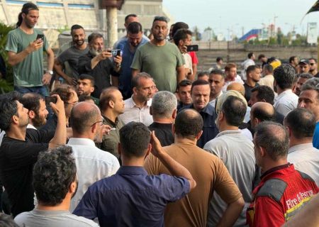 بازدید میدانی دبیر شورای‌عالی مناطق آزاد از محل آتش‌سوزی در منطقه آزاد انزلی