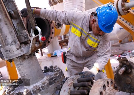 تعمیرات واحد ۱۰۶ پالایشگاه دهم پارس جنوبی با توان داخلی‌ها