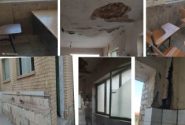 تازیانه فقر زیر سقف مدرسه ای که ویرانه است
