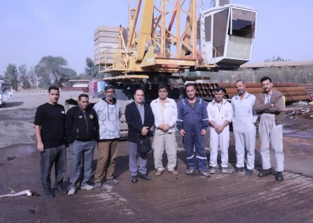 برگزاری دوره تخصصی جرثقیل ۱۵۰۰ تن و تاور کرین در يارد خرمشهر